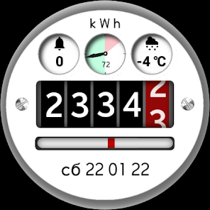 White Vintage Meter Watch Faces